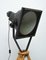 Lámparas de pie trípode industriales esmaltadas en negro, años 70. Juego de 2, Imagen 20