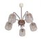 Mid-Century Cut Glass 5-Light Chandelier from Lidokov, 1960s, Image 7