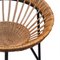 Mid-Century Wicker Lounge Chair 3