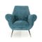 Italian Armchair by Gigi Radice for Minotti, 1950s 1