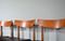 Leatherette & Afromosia Dining Chairs by Ib Kofod Larsen for G-Plan, 1960s, Set of 4, Image 6