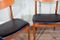 Leatherette & Afromosia Dining Chairs by Ib Kofod Larsen for G-Plan, 1960s, Set of 4 4