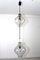 Large Glass & Metal Tulipan Ceiling Light from Kalmar, 1960s 6