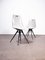 Grey Fiberglass Dining Chairs, 1960s, Set of 2, Image 7