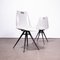 Grey Fiberglass Dining Chairs, 1960s, Set of 2, Image 4