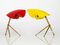 Red & Yellow Acrylic Glass Table Lamps from WKR Leuchten, 1950s, Set of 2 15