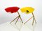 Red & Yellow Acrylic Glass Table Lamps from WKR Leuchten, 1950s, Set of 2 5