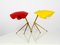 Lámparas de mesa de vidrio acrílico rojo y amarillo de WKR Leuchten, años 50. Juego de 2, Imagen 16