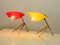 Red & Yellow Acrylic Glass Table Lamps from WKR Leuchten, 1950s, Set of 2 11