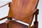Leather and Oak Safari Chair by Wilhelm Kienzle for Wohnbedarf, 1950s, Image 6