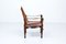 Leather and Oak Safari Chair by Wilhelm Kienzle for Wohnbedarf, 1950s, Image 4