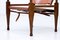 Leather and Oak Safari Chair by Wilhelm Kienzle for Wohnbedarf, 1950s, Image 10