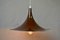 Lampada da soffitto moderna in metallo, Scandinavia, anni '60, Immagine 3