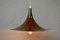 Moderne skandinavische Deckenlampe aus Metall, 1960er 3