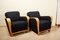 Customizable Vintage Art Deco Ash Lounge Chairs, 1930s, Set of 2 1