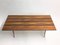 Mid-Century Couchtisch aus Messing & Teak, 1950er 2