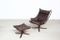 Falcon Lounge Chair & Ottoman by Sigurd Ressell for Vatne Møbler, 1970s 5