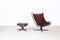 Falcon Lounge Chair & Ottoman by Sigurd Ressell for Vatne Møbler, 1970s 4