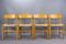 Beech & Paper Cord Model J39 Folkestolen Chairs by Børge Mogensen for FDB, 1960s, Set of 4 2
