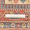 Alfombra turkmena antigua de lana tejida a mano, década de 1880, Imagen 2