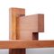 Modernes wandmontiertes Holz Bücherregal von Pierre Chapo, 1960er 3