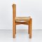 Mid-Century French Wood and Rattan Meribel Chairs by Charlotte Perriand, 1950s, Set of 4, Image 12