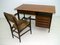 Italian Set with Teak Desk & Chair by Vittorio Dassi, 1950s, Set of 2 1