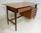 Italian Set with Teak Desk & Chair by Vittorio Dassi, 1950s, Set of 2 5