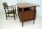 Italian Set with Teak Desk & Chair by Vittorio Dassi, 1950s, Set of 2 2