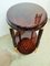 Art Deco Ebony and Gold Leaf Side Table, 1920s, Image 18