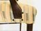 Mid-Century Italian Fabric and Wood Desk Chair, 1950s, Image 4