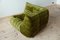 Green Velvet Togo Corner Seat by Michel Ducaroy for Ligne Roset, 1970s 4