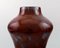 Große Vase mit Glanzglasur von Karl Hansen Reistrup für Kähler, 1920er 7