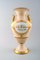 Große antike pinke Vase mit goldenen Griffen von Bing & Grondahl 1
