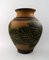 Large Danish Glazed Stoneware Vase from Kähler, 1930s, Image 1