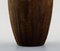 Vintage Brown Glazed Ceramic Vase, 1920s 4