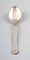 Sterling Silver No. 5 Dessert Spoons by Hans Hansen, 1940s, Set of 7, Image 1
