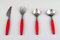 6 Person Strata Cutlery Set by Henning Koppel for Georg Jensen, 1970s, Set of 24 1