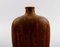 Italian Ceramic Glazed Brown Vase by Marcello Fantoni, 1970s 5