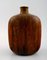 Italian Ceramic Glazed Brown Vase by Marcello Fantoni, 1970s, Image 1
