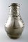 Vintage Art Nouveau Hammered Tin & Pewter Vase from Arendal, Image 1