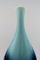 Vintage Blue Glazed Faience Floor Vase from Rörstrand 4