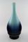 Vintage Blue Glazed Faience Floor Vase from Rörstrand 1