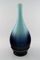 Vintage Blue Glazed Faience Floor Vase from Rörstrand, Image 1
