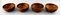 Teak Bowls by Kay Bojesen, 1950s, Set of 4, Image 4