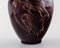 Ox Blood Glazed Ceramic Vase by Jais Nielsen for Royal Copenhagen, Image 4