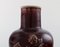 Ox Blood Glazed Ceramic Vase by Jais Nielsen for Royal Copenhagen 2