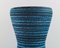 Vase Vintage en Céramique Turquoise de Accolay, France 4