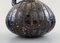 Vintage Raku and Metallic Glazed Pottery Vase by Gutte Eriksen 3