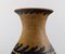 Große dänische Vintage Vase aus glasiertem Steingut von Kähler 6